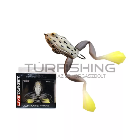 LIVETARGET THE ULTIMATE FROG STRIDE BAIT   EMERALD / BROWN 63 MM 28 G FLOATING