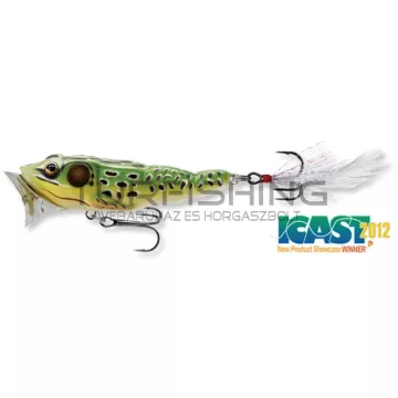 LIVETARGET FROG POPPER GREEN/YELLOW 65 MM 7 G FLOATING