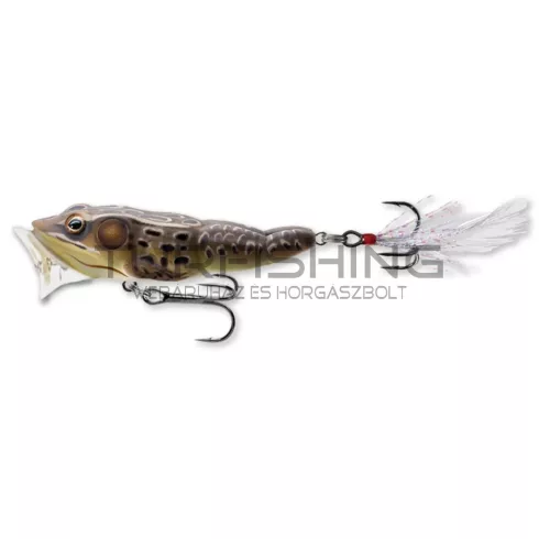 LIVETARGET FROG POPPER TAN/BROWN 65 MM 7 G FLOATING