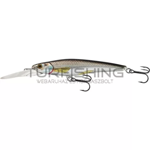 LIVETARGET RAINBOW SMELT JERKBAIT SILVER/BLACK 115 MM 18 G SUSPEND
