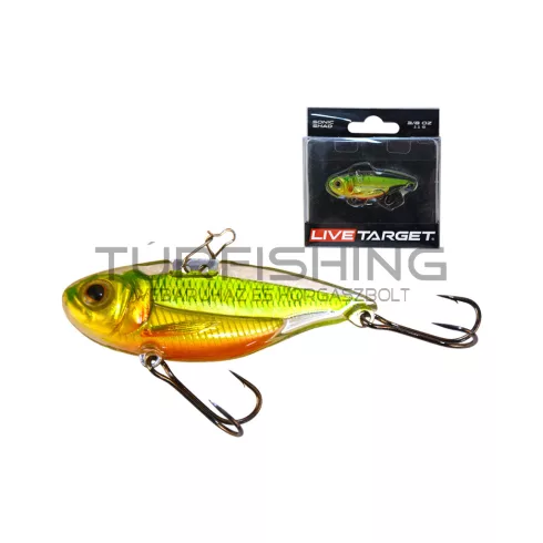 LIVETARGET SONIC SHAD BLADE BAIT VIOLET/BLACK BACK 55 MM 7 G SINKING