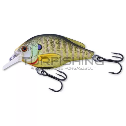 LIVETARGET BLUEGILL FLAT-SIDE SQUAREBILL NATURAL/MATTE 70 MM 14 G FLOATING