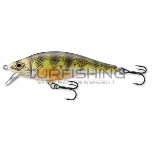 LIVETARGET YELLOW PERCH JERKBAIT NATURAL/MATTE 73 MM 11 G FLOATING