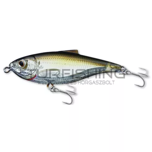 LIVETARGET SCALED SARDINE TWITCHBAIT GHOST/AMBER 75 MM 12 G SUSPEND