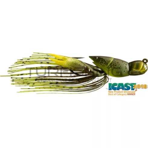 LIVETARGET CRAWFISH JIG GREEN/CHARTREUSE 40 MM 11 G SINKING