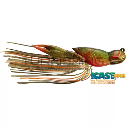 LIVETARGET CRAWFISH JIG OLIVE/ORANGE 45 MM 14 G SINKING