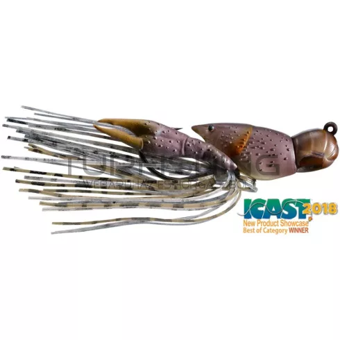 LIVETARGET CRAWFISH JIG GREY/BROWN 45 MM 14 G SINKING