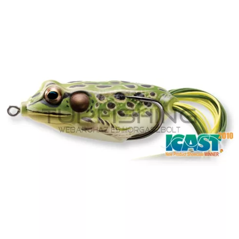 LIVETARGET FROG WALKING BAIT GREEN/YELLOW 65 MM 21 G FLOATING