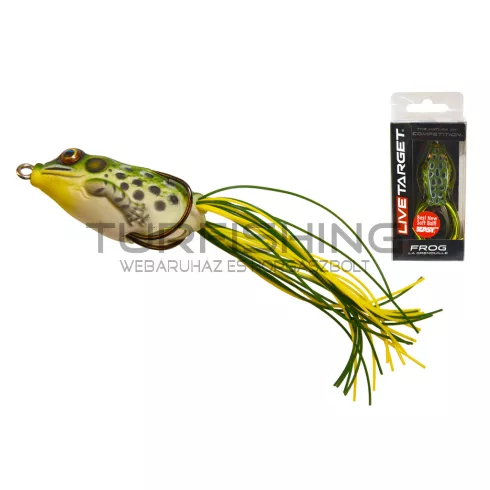 LIVETARGET FROG WALKING BAIT GREEN/YELLOW 65 MM 21 G FLOATING