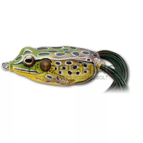 LIVETARGET FROG WALKING BAIT EMERALD/BROWN 65 MM 21 G FLOATING