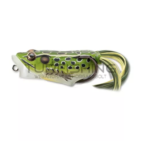 LIVETARGET FROG POPPER FLOROSCENT GREEN/YELLOW 65 MM 14 G FLOATING
