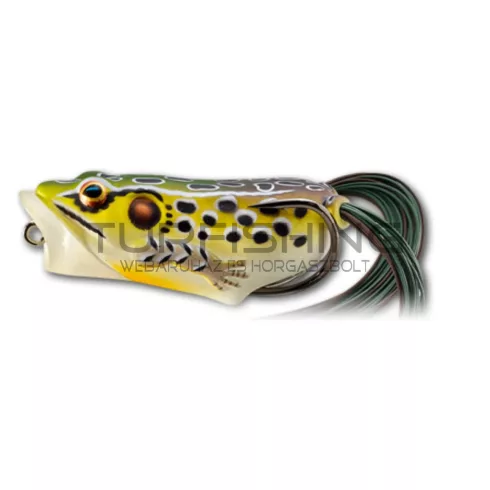 LIVETARGET FROG POPPER EMERALD/BROWN 65 MM 14 G FLOATING