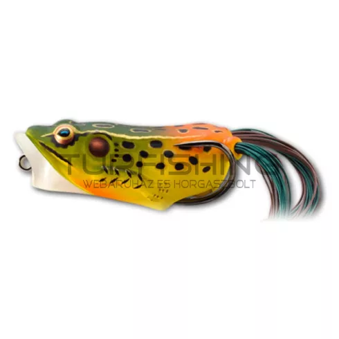 LIVETARGET FROG POPPER EMERALD/RED 65 MM 14 G FLOATING