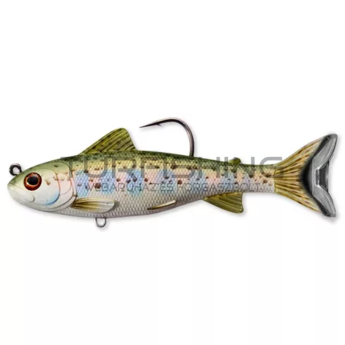 LIVETARGET TROUT (PARR) SWIMBAIT SILVER/OLIVE 131 MM 35 G SINKING