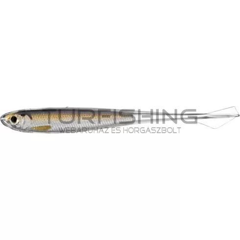 LIVETARGET GHOST TAIL MINNOW DROPSHOT BAIT SILVER/BROWN 115 MM - SLOW SINKING
