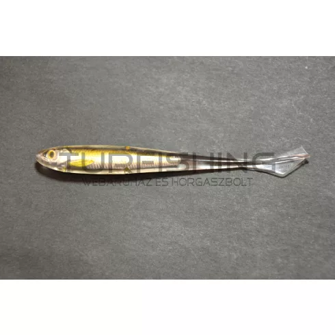 LIVETARGET GHOST TAIL MINNOW DROPSHOT BAIT SILVER/BROWN 115 MM - SLOW SINKING
