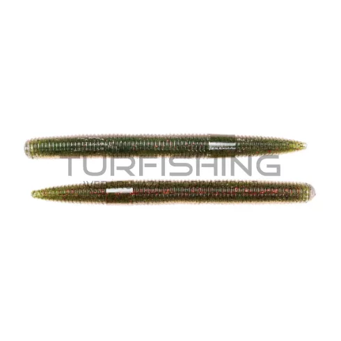 LIVETARGET 5" STICK WORM GREEN / RED 125 MM  SLOW SINKING