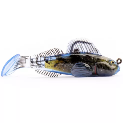 LIVETARTGET 2.8” GOBY PADDLETAIL RIGGED BLACK / BLUE 71MM 10G  SINKING
