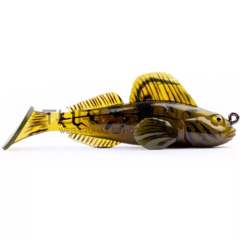 LIVETARTGET 3.3” GOBY PADDLETAIL RIGGED BROWN / BLACK 84MM 12G  SINKING