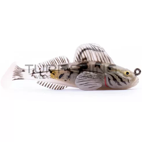 LIVETARTGET 3.3” GOBY PADDLETAIL RIGGED NATURAL / PUMPKIN 84MM 12G  SINKING