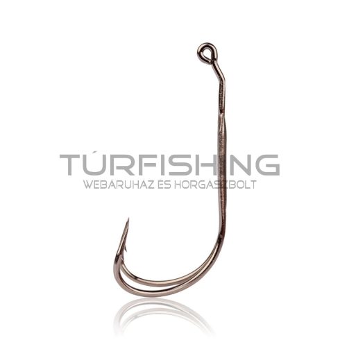 MUSTAD FROG DOUBLE HOOK - 2X STRONG BLACK NICKEL 4/1 2DB/CS