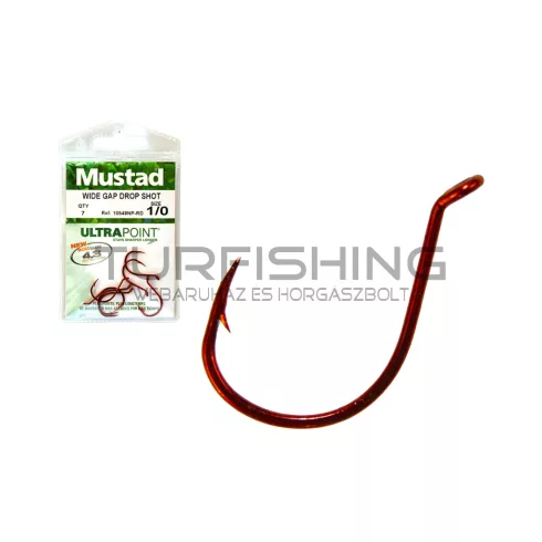 MUSTAD DROPSHOT  BNHOOKS 1/0  7DB/CSOMAG