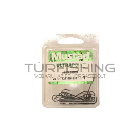MUSTAD ABERDEEN HOOKS BN 4/0 8DB/CSOMAG