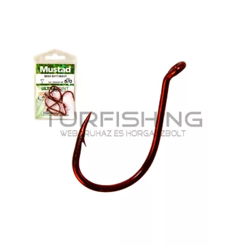 MUSTAD BEAK HOOKS, BIG RED 2 12DB/CSOMAG