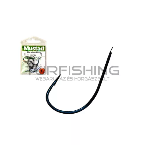 MUSTAD BLUE ALLROUND HOOK 8 12DB/CSOMAG