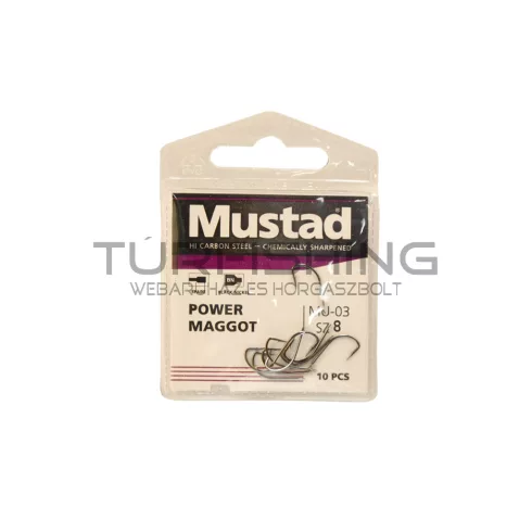 MUSTAD MATCH FEEDER POWER MAGGOT  10 15DB/CSOMAG