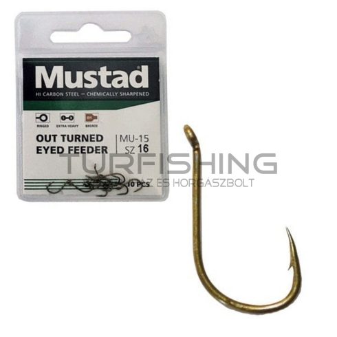 MUSTAD ULTRA NP OUT TURNED EYED FEEDER 14 10DB/CSOMAG
