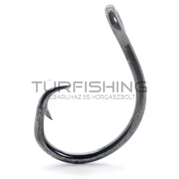   MUSTAD DEMON OFFSET CIRCLE 4X STRONG-BLACK NICKEL 5/0  5DB/CSOMAG