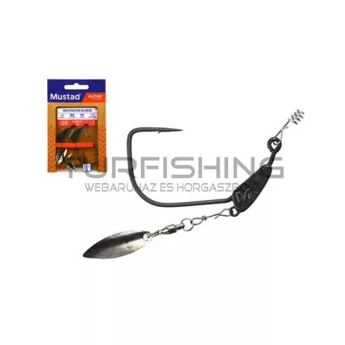 MUSTAD INFILTRATOR BLADE WEIGHTED, 8/0, 10G 2DB/CSOMAG