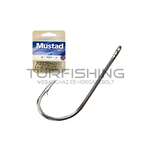 MUSTAD LONG SHANK BEAK 4/0 NICKEL 25PCS/BAG