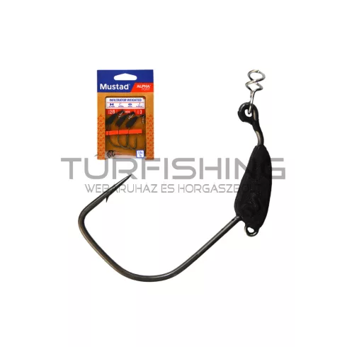 MUSTAD INFILTRATOR WEIGHTED, 10/0, 14G 2PCS/BAG