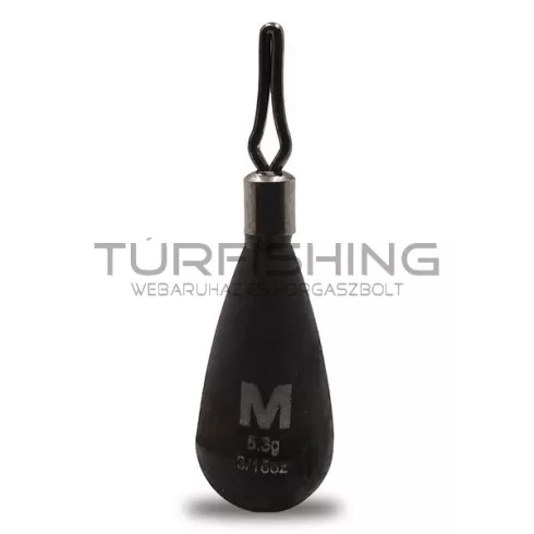 MUSTAD TUNGSTEN TITANX TEARDROP DROP SHOT WEIGHT 7 3DB/CSOMAG