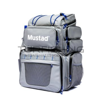 MUSTAD GAME TIME BACK PACK - TACKLE - MULTI GRAY/BLUE