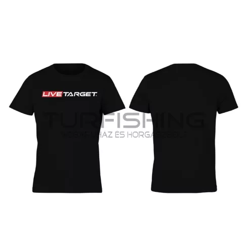 LIVETARGET BLACK BRAND COTTON SHIRT XL