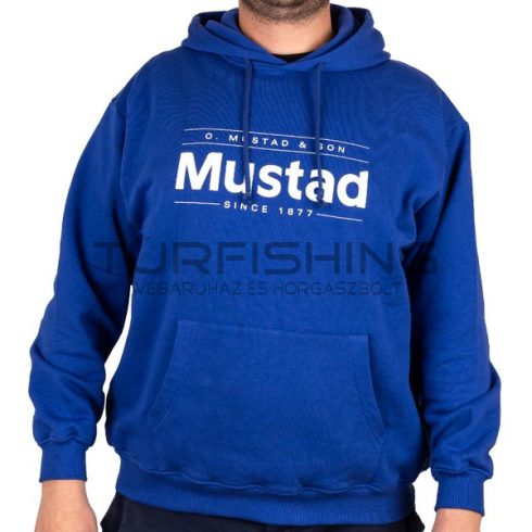 MUSTAD BLUE BRAND COTTON HOODIE M