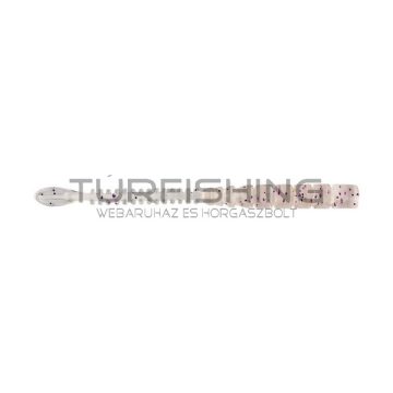   MUSTAD AJI BEAVER TAIL 2.5'' CLEAR RAINBOW GLITTER 12DB/CSOMAG
