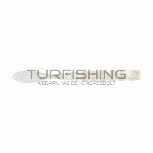 MUSTAD AJI FISH TAIL 2'' CLEAR RAINBOW GLITTER 12DB/CSOMAG