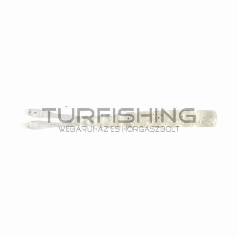 MUSTAD AJI SPLIT TAIL 2'' CLEAR LUMINOUS SILVER GLITTER 12DB/CSOMAG