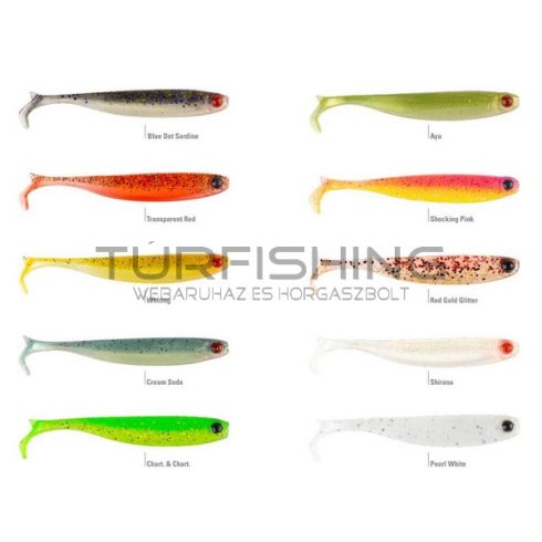 MUSTAD  MEZASHI Z-TAIL MINNOW 3"  PEARL WHITE 6DB/CSOMAG