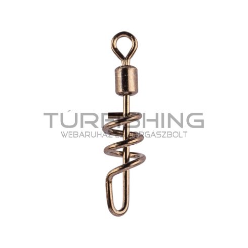 MUSTAD POWER ROLLING SWIVEL WITH SCREW SNAP 8 8DB/CSOMAG