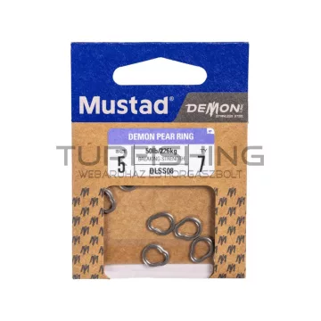 MUSTAD SS PEAR RING 3 7DB/CSOMAG