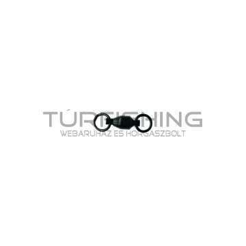   MUSTAD BALL BEARING SWIVEL W/WELDED RING 1 BLACK NICKEL 4DB/CSOMAG