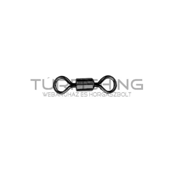 MUSTAD ROLLING SWIVEL ROUND EYE 2 BLACK NICKEL 10DB/CSOMAG