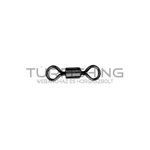 MUSTAD ROLLING SWIVEL ROUND EYE 2 BLACK NICKEL 10DB/CSOMAG