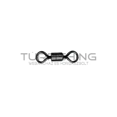 MUSTAD ROLLING SWIVEL ROUND EYE 8 BLACK NICKEL 10DB/CSOMAG