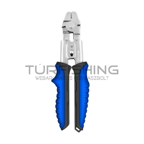 MUSTAD 10” CRIMPING TOOL, , 420 STAINLESS STEEL, FINE POLISH BLUE